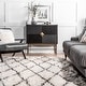 preview thumbnail 6 of 14, Nuloom Handmade Moroccan Trellis Wool Shag Rug