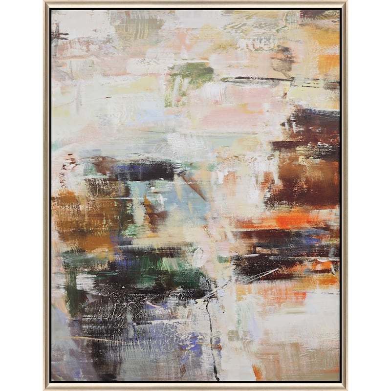 Sedona I - Giclee on Canvas - 42 X 32 X 3 - Plastic - Silver