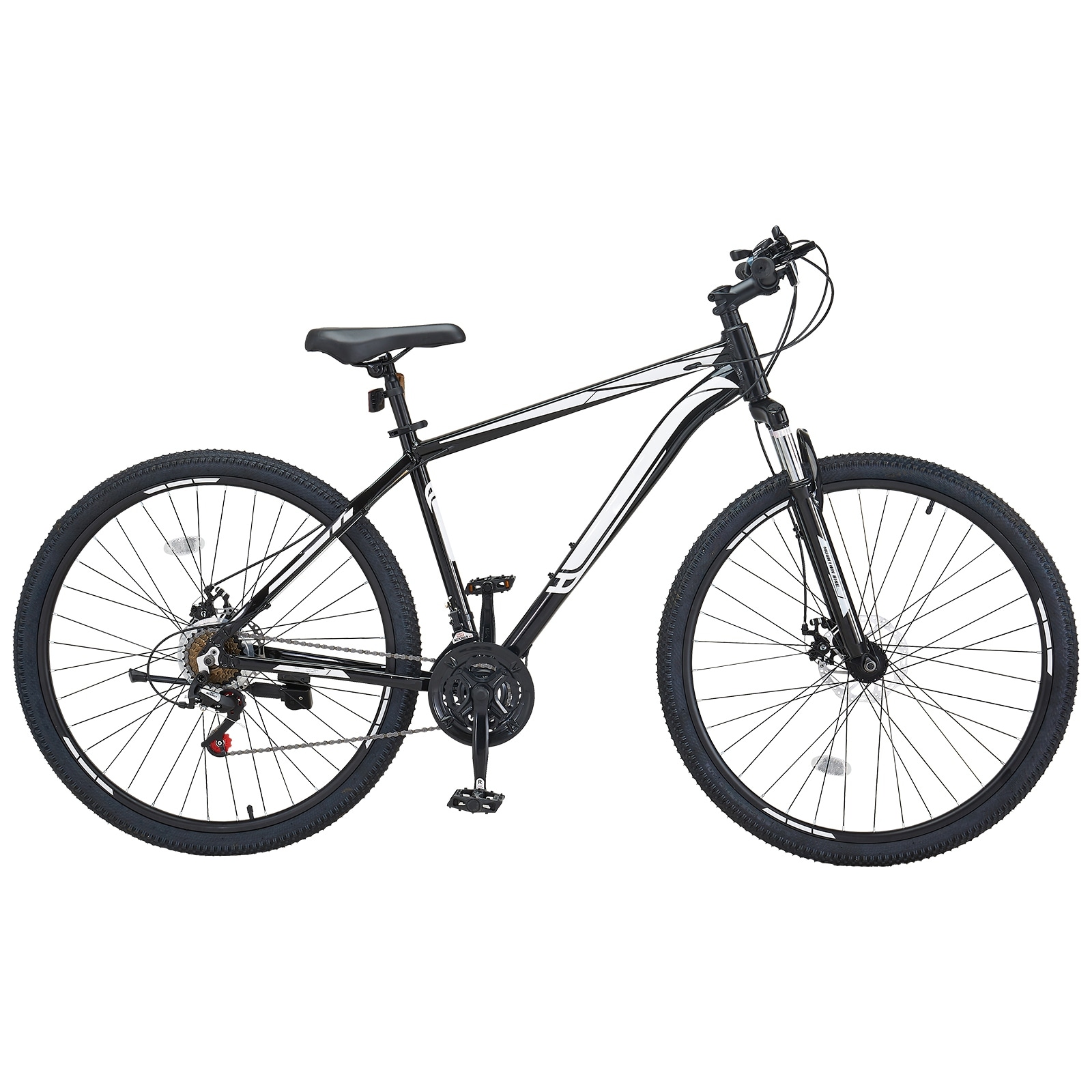 UIMOSO Mountain Bike, MTB Bicycle with SHIMANO Twist Shifting, Comfort Saddle, Dual Disc Brakes