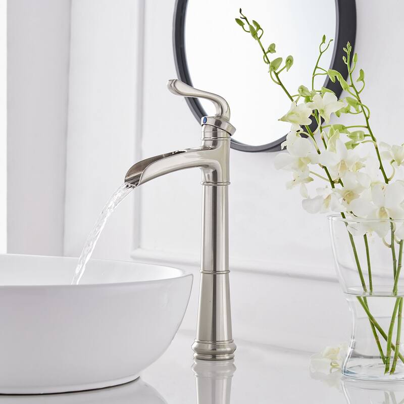 Vessel Sink Nickel Bathroom Faucet - Nickel