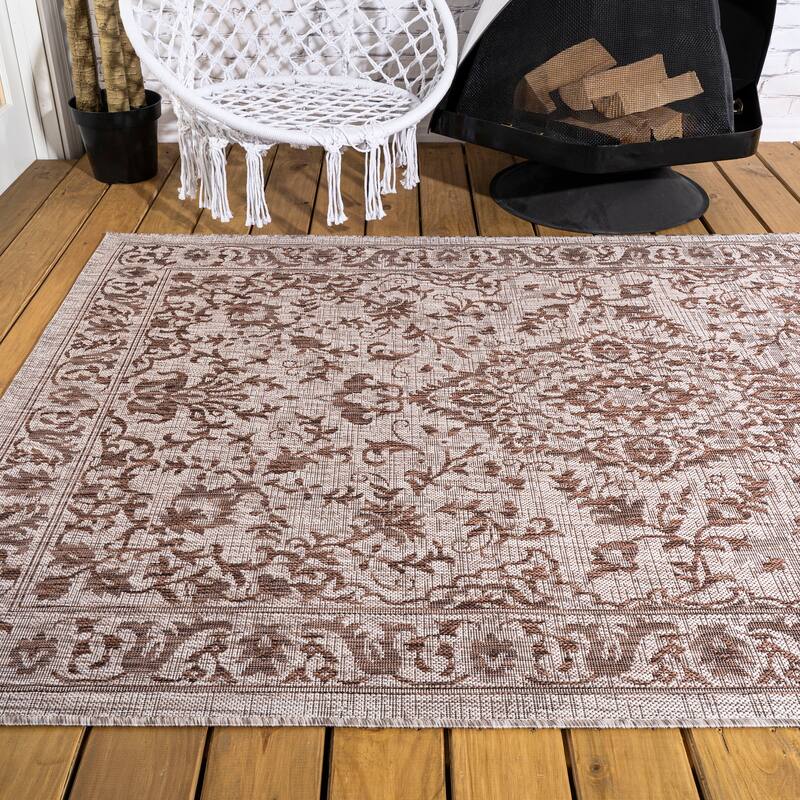 JONATHAN Y Sintra Ornate Medallion Indoor/Outdoor Area Rug