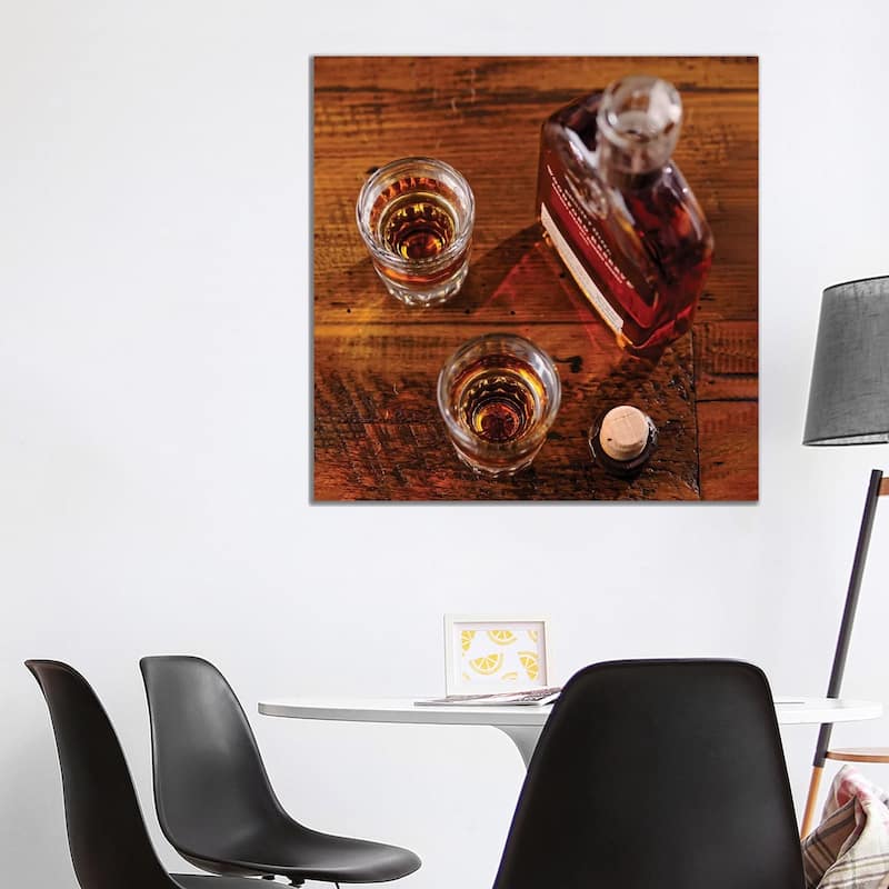 iCanvas "Bourbon Shots" by George Oze Canvas Print - 37x37x1.5