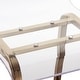 preview thumbnail 6 of 28, Miles Acrylic Swivel High Back Bar Stools (Set of 2) by iNSPIRE Q Bold