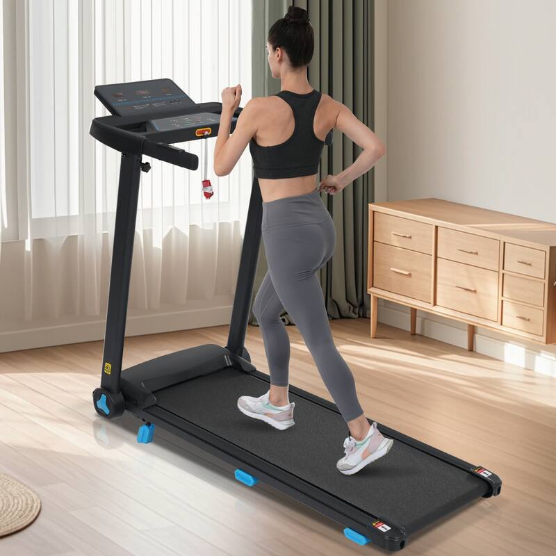 Treadmill with Incline,3.0HP Quiet Foldable Treadmills, 10.0MPH 300 LBS Weight Capacity Home Exercise Equipment Treadmills
