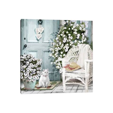 iCanvas "Wicker Chair New" by The Macneil Studio Canvas Print