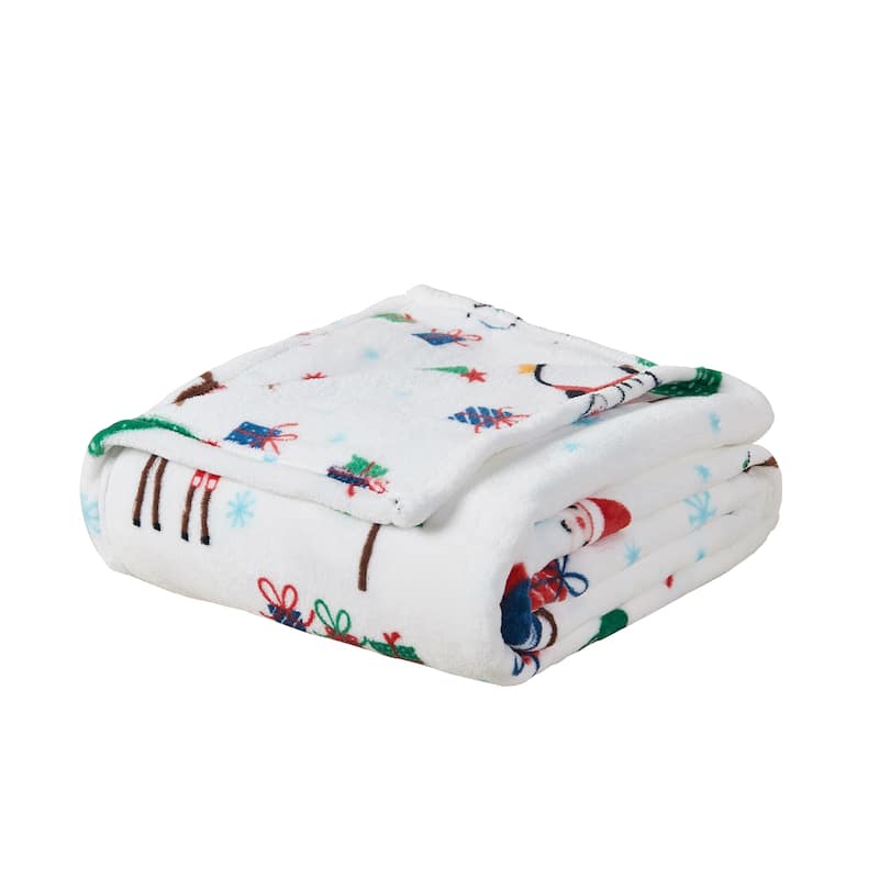 Christmas Flannel Fleece Throw Blanket 50"x60"