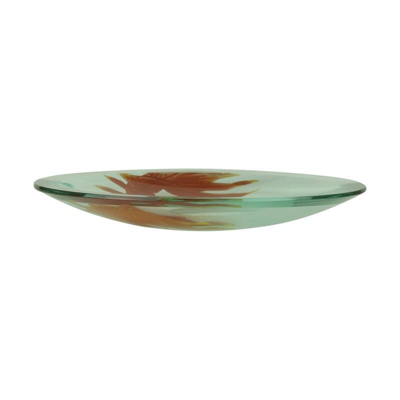 Glass Waterfall Faucet Disc Replacement Part with Koi Fish Design Renovators Supply