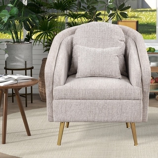 Elegant Accent Chair Arm Chair Barrel Chair - Bed Bath & Beyond - 37871954