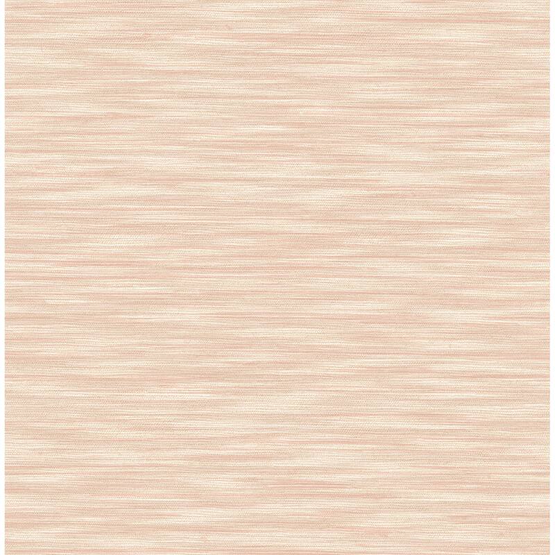 A-Street Prints Benson Coral Variegated Stripe Wallpaper
