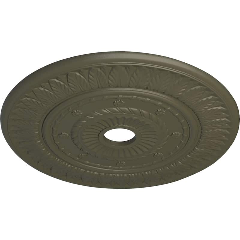 26 3/4"OD x 3 5/8"ID x 1 1/8"P Leaf Ceiling Medallion