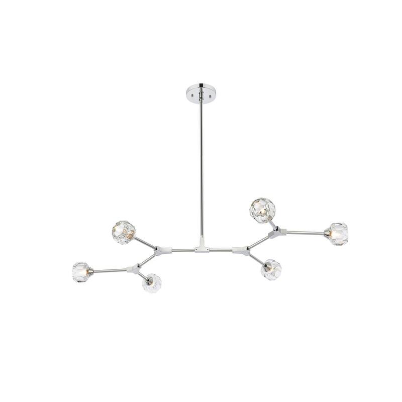 Indigo Home 6 Light Pendant - Chrome