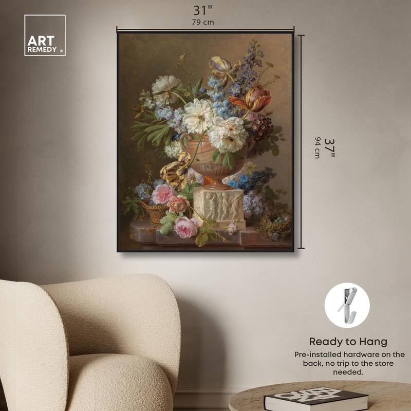 Alabaster Vase 1783 Canvas by Art Remedy