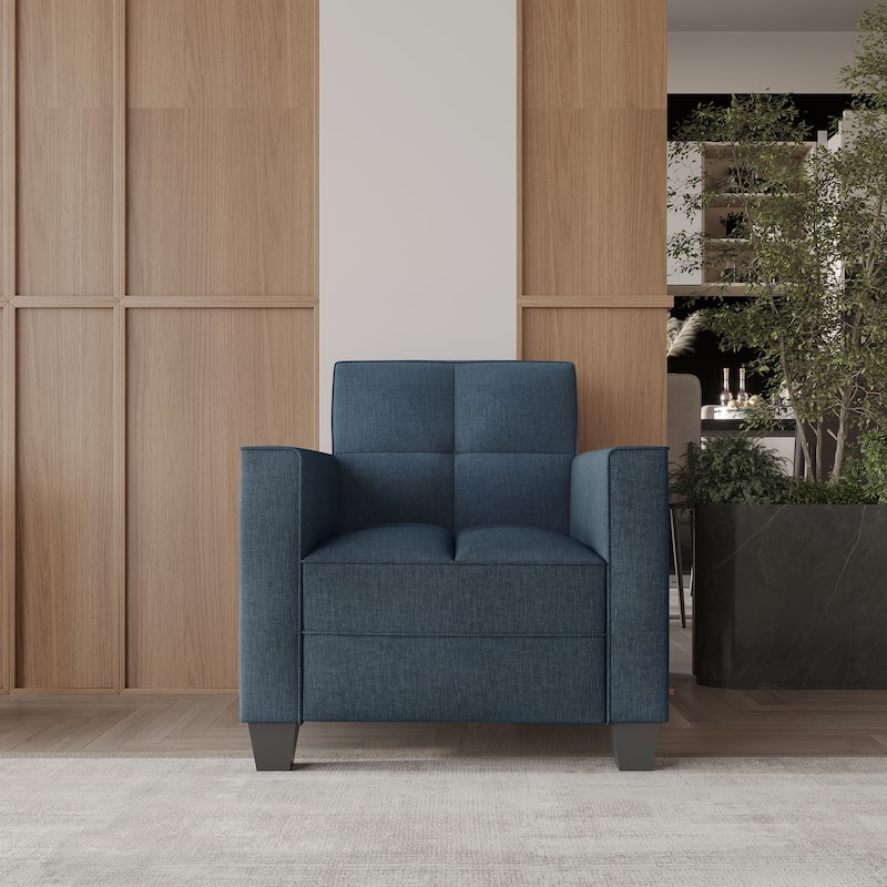 CraftPorch Chic Modern Linen Upholstered Chair