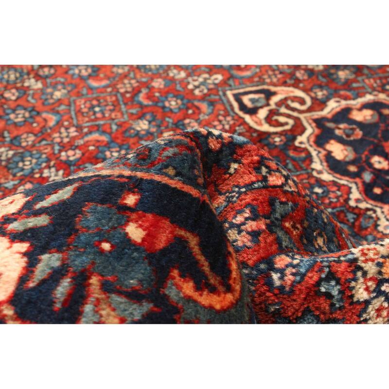 ECARPETGALLERY Hand-knotted Anatolian Vintage Red Wool Rug - 4'3 x 6'7