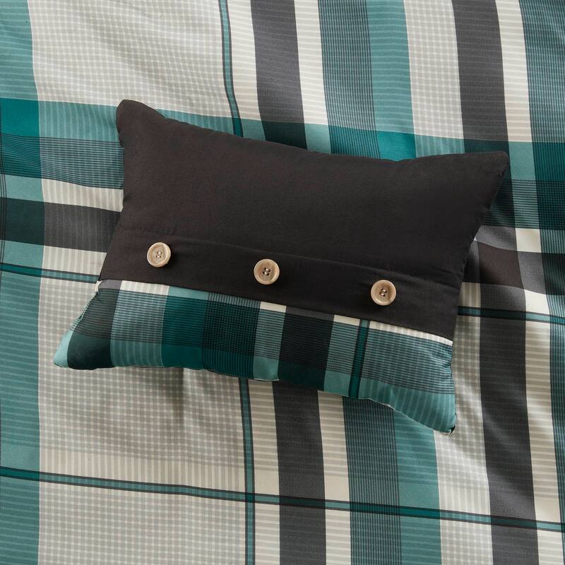 Intelligent Design Roger Plaid Comforter Set with Bed Sheets