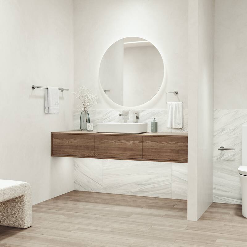 VIGO Elan 3-Piece Bathroom Hardware Accessory Set with 24 in. Towel Bar, Toilet Paper Holder, Hand Towel Holder