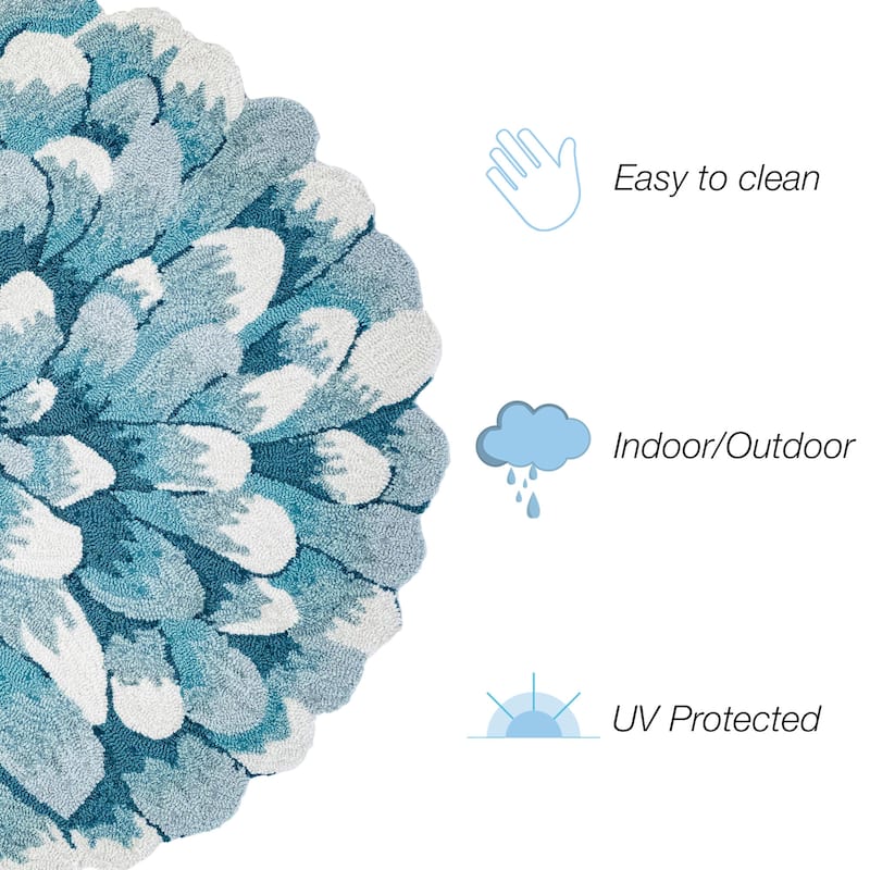 Liora Manne Frontporch Mum Indoor/Outdoor Mat