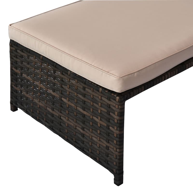 Outsunny 3 Piece Outdoor Sofa Set