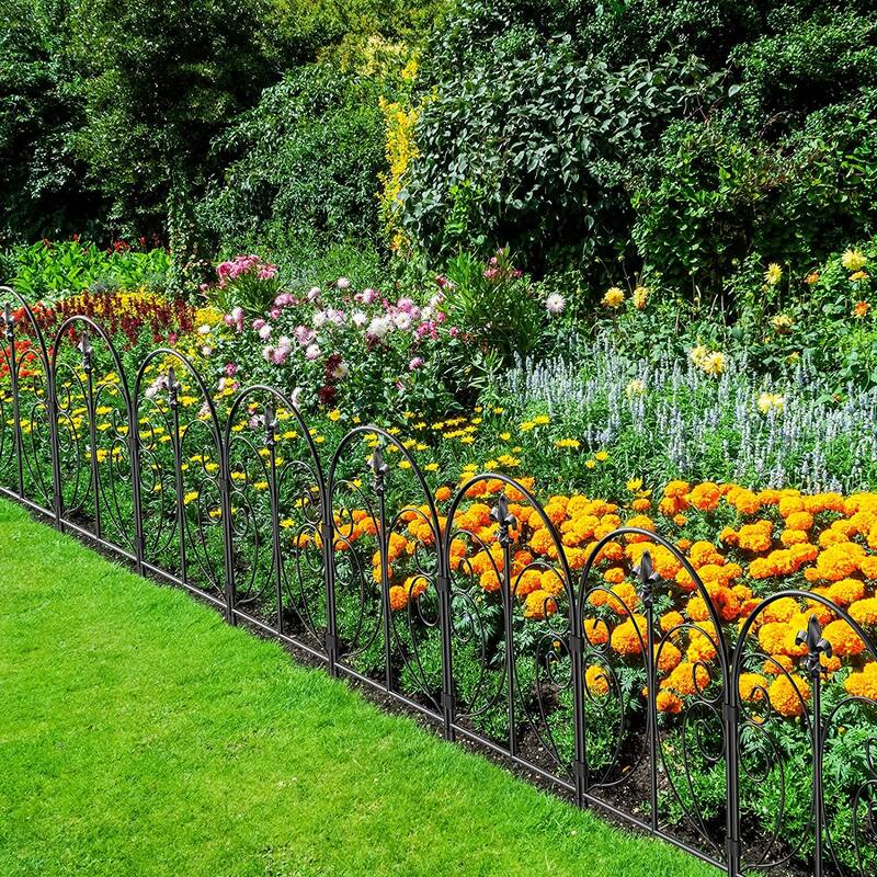 Decorative Graden Fence 10 Pack, 24in(H) x 10ft(L)