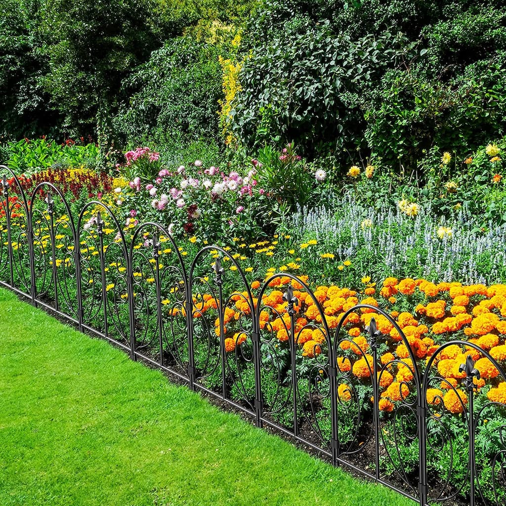 Decorative Graden Fence 10 Pack, 24in(H) x 10ft(L)