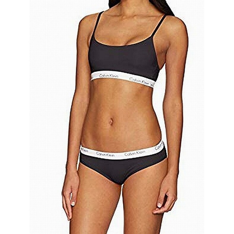 Shop Calvin Klein Women Bra Set White Black Size Small S Bikini