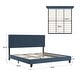 preview thumbnail 18 of 47, Dartington Velvet Fabric Platform Bed by iNSPIRE Q Modern