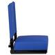 2 Pack 500 lb. Rated Lightweight Stadium Chair-Handle-Padded Seat