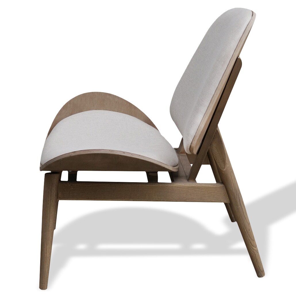 Shop 2xhome Designer Plywood Dark Wood Low Lounge Shell Chair