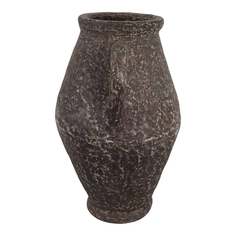 Pottery Paper Mache Vase Casual Mixed Material Handcrafted