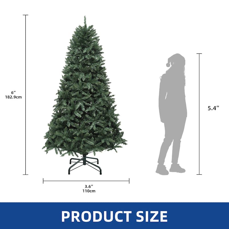 Moasis 6 Foot Christmas Tree with LED Light