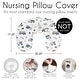 preview thumbnail 6 of 4, Sweet Jojo Designs Construction Truck Boy Nursing Breastfeeding Pillow Cover Case Pillow Not Included- Blue Green Transportation