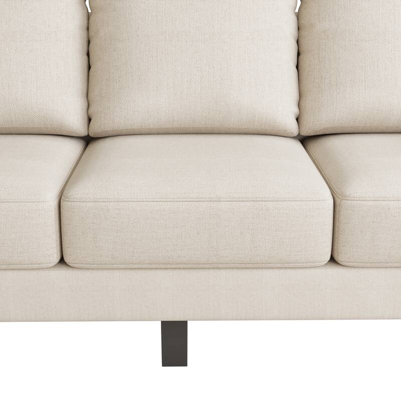 Modern 3 Seat Sofa With Storage For Living Room