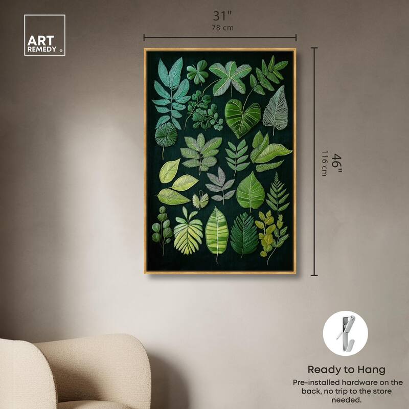 Leaf Library II Canvas by Art Remedy