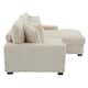 118.4"W Plush Modular Sectional Sofa with Pillows