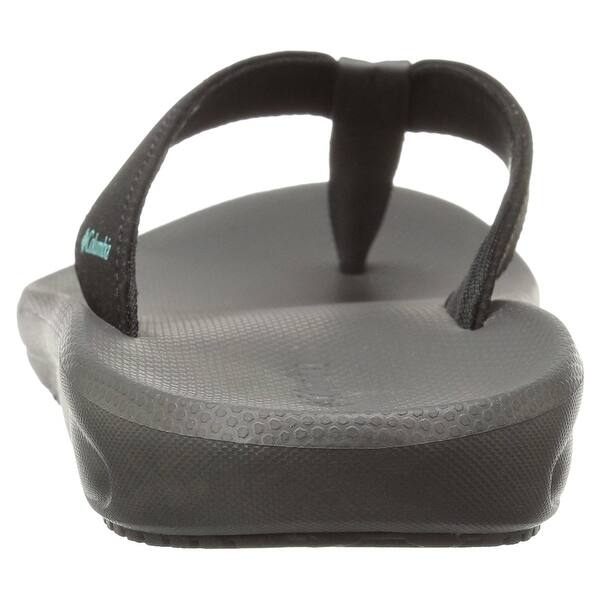 Shop Columbia Women S Barraca Flip Athletic Sandal Black Aquarium Size 5 0 Black Aquarium Overstock 20504815