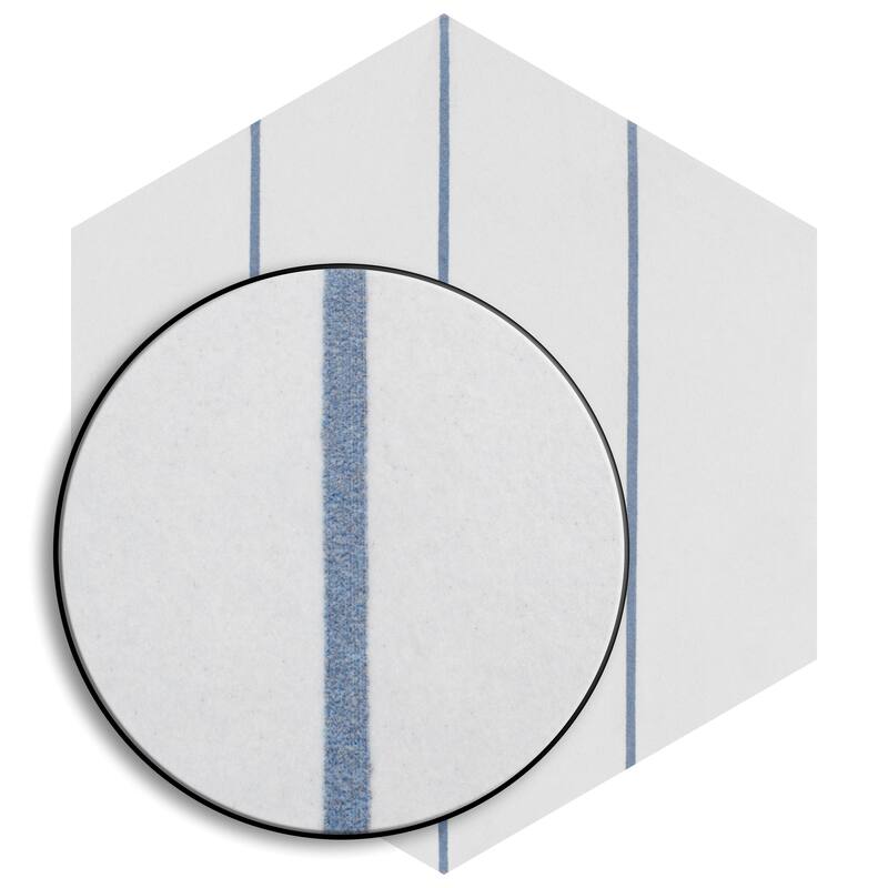 Merola Tile Porto Savona Hex Niagara 8-5/8" x 9-7/8" Porcelain Floor and Wall Tile