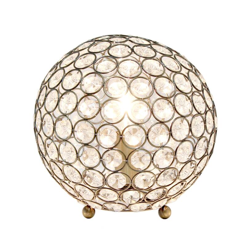 Crystal Ball Sequin Table Lamp