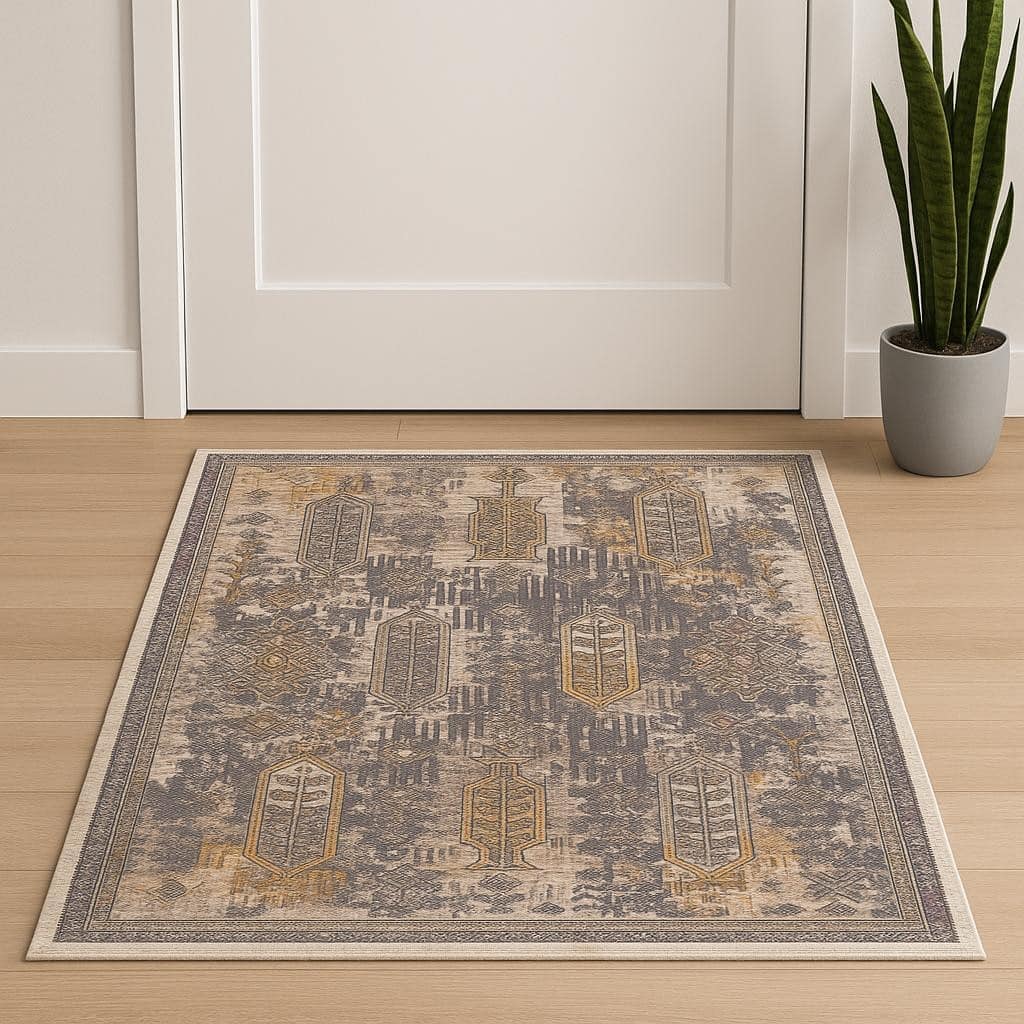 HomeRoots Southwestern Modern Rectangle Area Rug