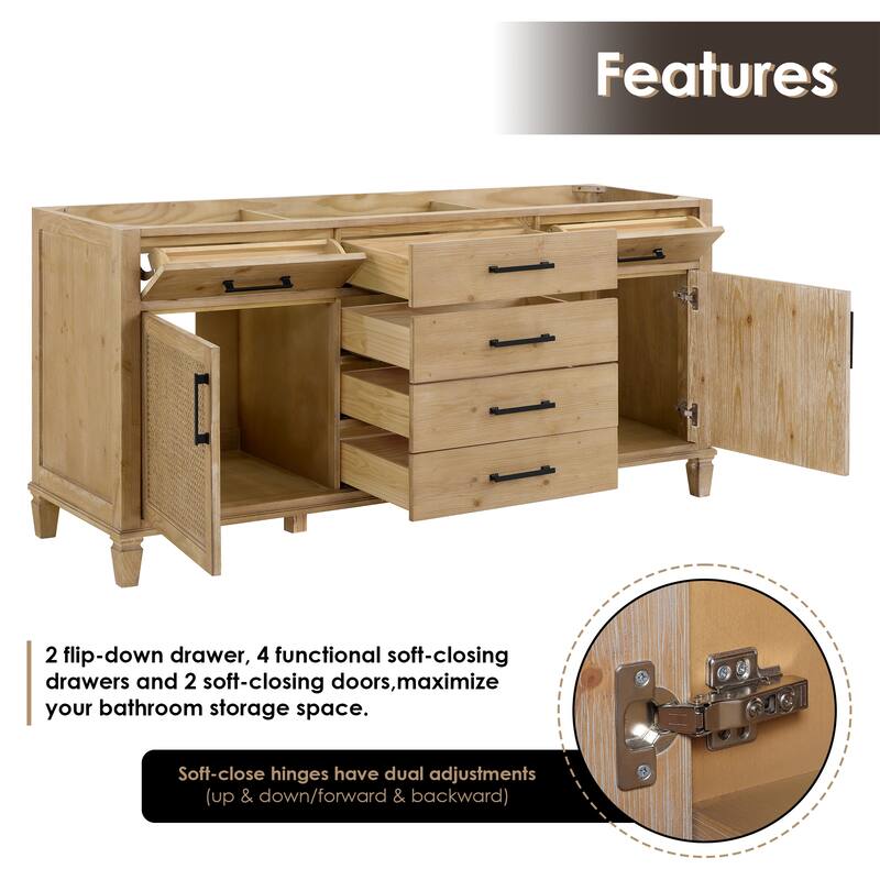 Altair Solana Bath Vanity Base without Top and Sink, no Mirror