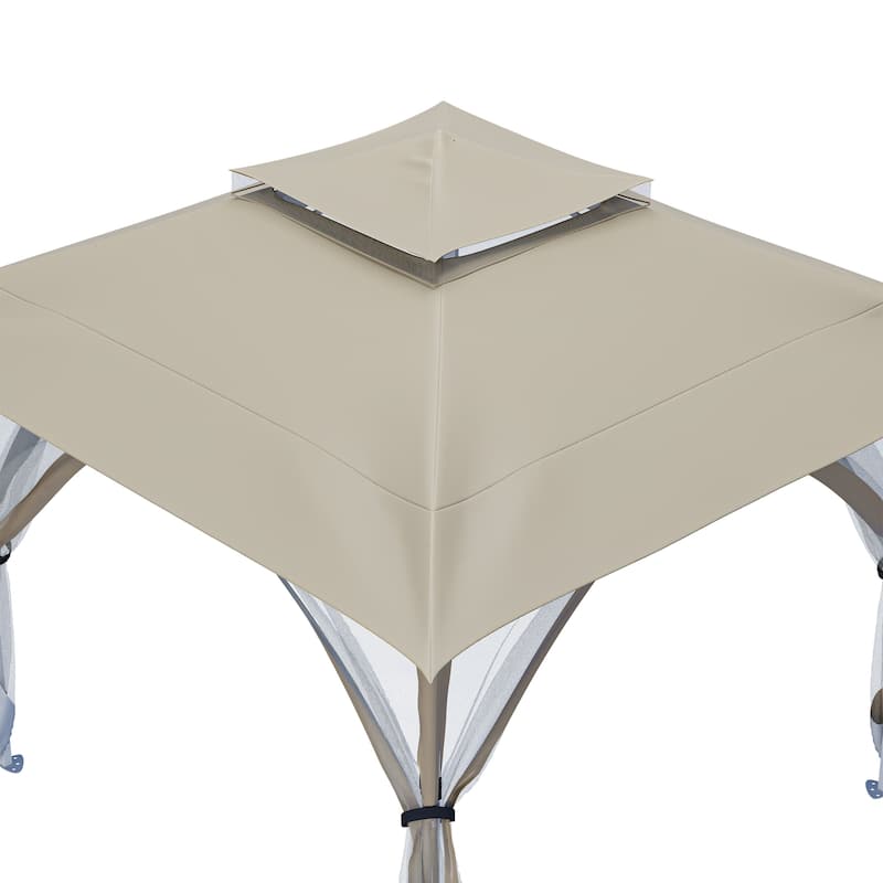 Outdoor Pop-Up Gazebo Tent With Soft Top