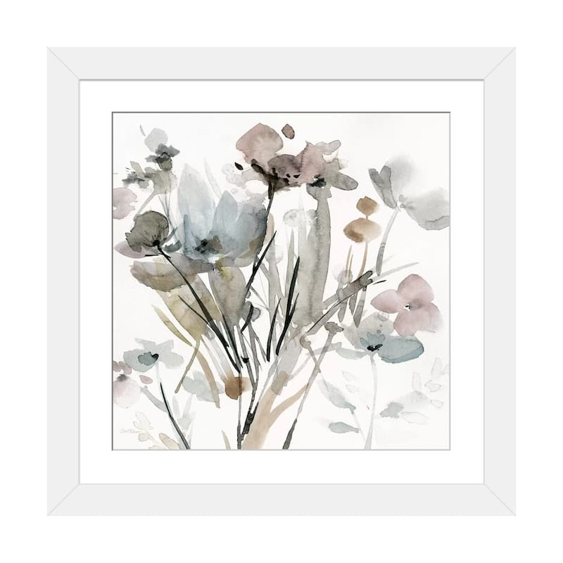 iCanvas "Dainty Blooms I" by Carol Robinson - White - 16x16x1