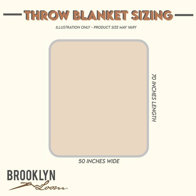 Brooklyn Loom Super Soft Braided 50x70 Throw