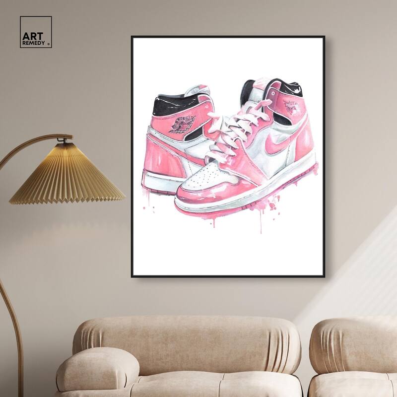 Doll Memories - Walk in Pink Canvas by Art Remedy