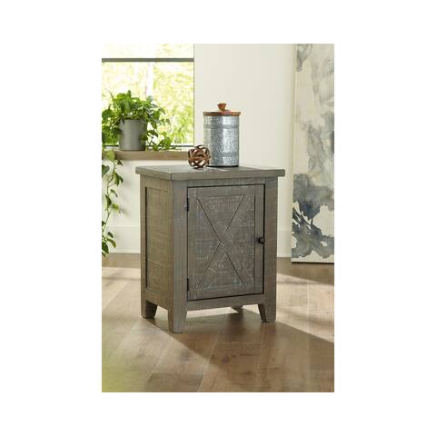 Pierston Gray Accent Cabinet - 20"W x 14"D x 25"H