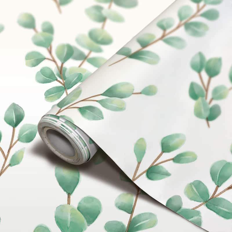 Teacher Created Resources Peel and Stick Decorative Paper Roll, 17-1/2" x 10 ft, Eucalyptus