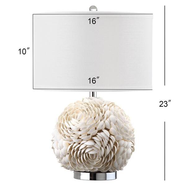 Safavieh Lighting 23 Inch Pauley White Table Lamp 16 X16 X23 On Sale Overstock 9527230
