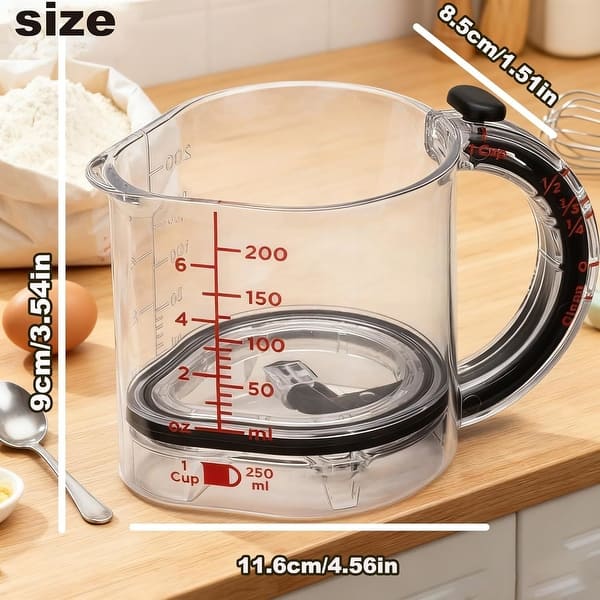 Scrape Cupup Adjustable Measuring Cup All in 1