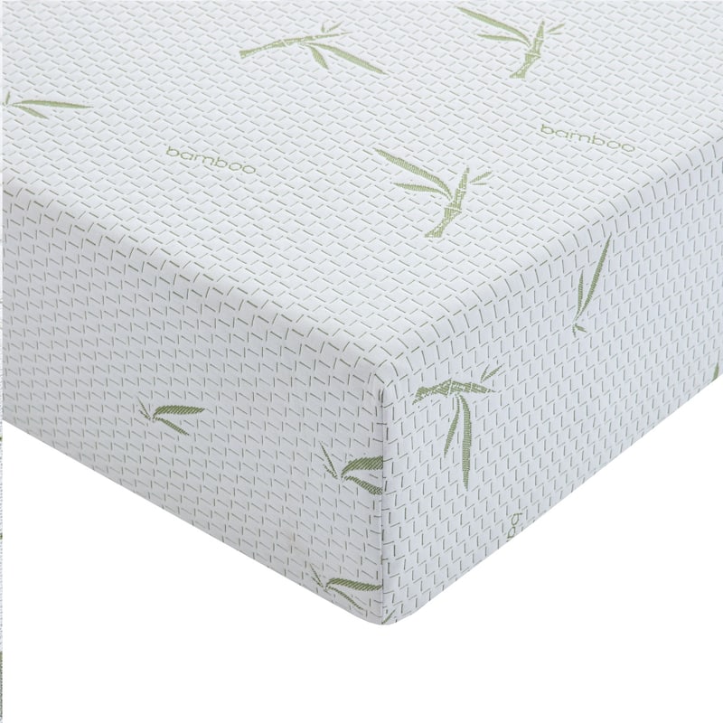 10 inch Memory Foam Mattress Medium-Firm Feel with Bamboo Cover, CertiPUR-US Certified