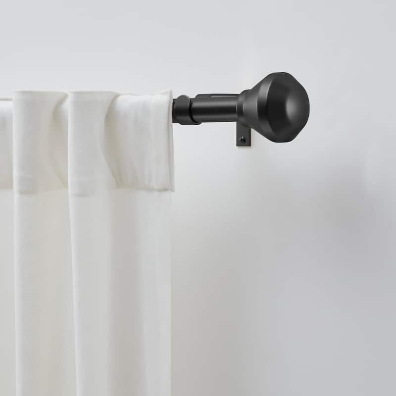 DKNY Conrad Curtain Rod and Finial Set