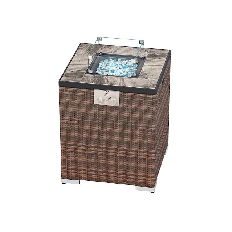 Modern Outdoor Fire Pit Column